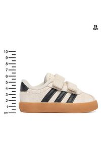 Adidas - adidas Sneakersy Vl Court 3.0 KI6497 Beżowy. Kolor: beżowy. Materiał: skóra, zamsz #7