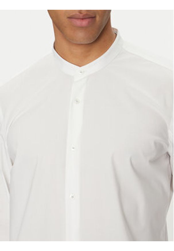 BOSS Koszula H-HANK-S-STAN-C3-252 50539176 Biały Slim Fit. Kolor: biały. Materiał: bawełna