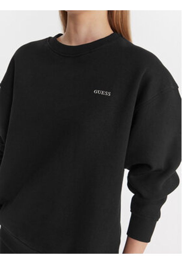 Guess Bluza V6RQ13 K9V31 Czarny Regular Fit. Kolor: czarny. Materiał: bawełna