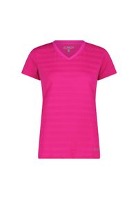 Koszulka damska turystyczna CMP 31T7666. Kolor: czerwony. Sport: turystyka piesza #1