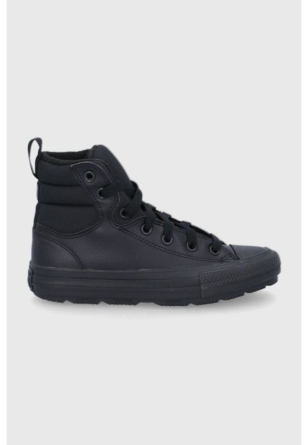 Converse - Trampki. Nosek buta: okrągły. Zapięcie: sznurówki. Kolor: czarny. Materiał: guma