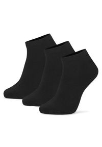 Gino Rossi Zestaw 3 par niskich skarpet męskich 3MB-001-AW24 (3-pack) Czarny. Kolor: czarny. Materiał: bawełna
