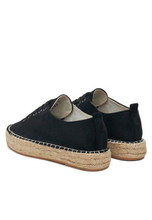 DeeZee Espadryle ZF230819 Czarny. Kolor: czarny. Materiał: materiał