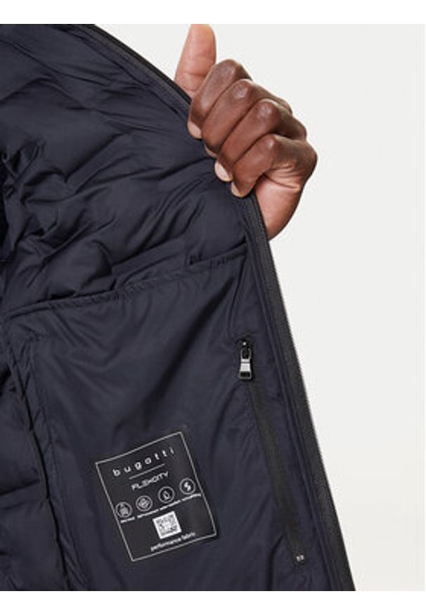 Bugatti Bezrękawnik 875100 81052 D Granatowy Regular Fit. Kolor: niebieski. Materiał: syntetyk. Długość rękawa: bez rękawów