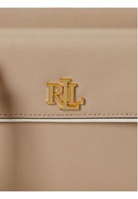 Lauren Ralph Lauren - LAUREN RALPH LAUREN Torebka 431958983003 Beżowy. Kolor: beżowy. Materiał: skórzane #4