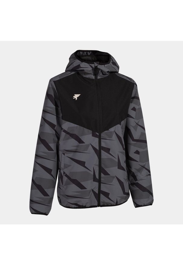 Kurtka przeciwdeszczowa damska z kapturem Joma Explorer. Typ kołnierza: kaptur. Kolor: wielokolorowy, szary, czarny, brązowy. Sport: turystyka piesza