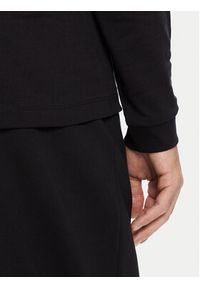 Hugo - HUGO Golf Daporollo 50547372 Czarny Regular Fit. Typ kołnierza: golf. Kolor: czarny. Materiał: bawełna #5