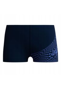 Speedo - Chłopięce Spodenki Kąpielowe Z Logo Medley. Kolor: niebieski