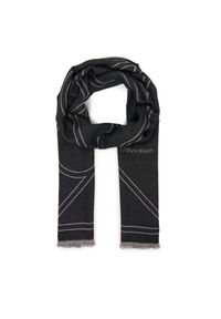 Szal Calvin Klein. Kolor: czarny #1