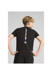 T-shirt dziecięcy Puma BMW MMS Ess Logo 2. Kolor: czarny
