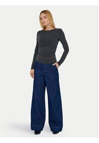 only - ONLY Bluzka Free Life 15365605 Czarny Regular Fit. Kolor: czarny. Materiał: syntetyk #8