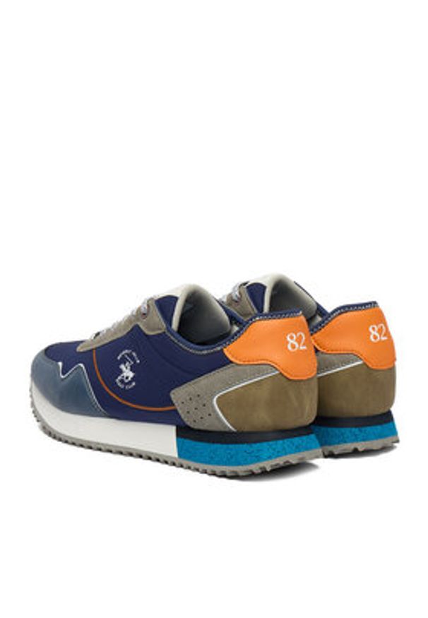 Beverly Hills Polo Club Sneakersy EO-GUIDIO-01 Granatowy. Kolor: niebieski. Materiał: materiał