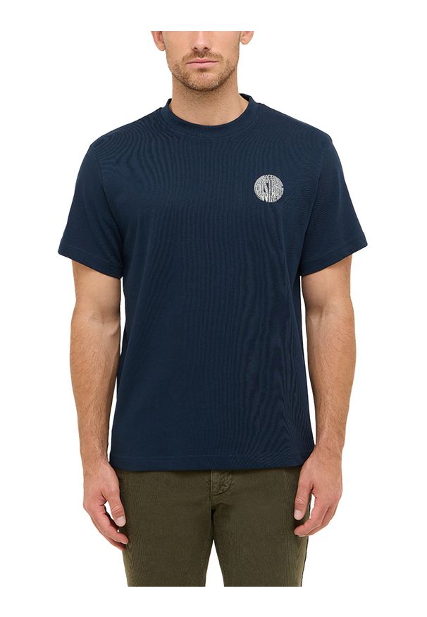 Męski T-Shirt Mustang Style Akron Dark Sapphire 1016869 4136