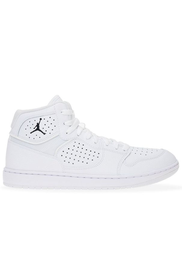 Buty Nike Jordan Access AR3762-100 - białe. Zapięcie: sznurówki. Kolor: biały. Materiał: materiał, skóra, syntetyk. Szerokość cholewki: normalna