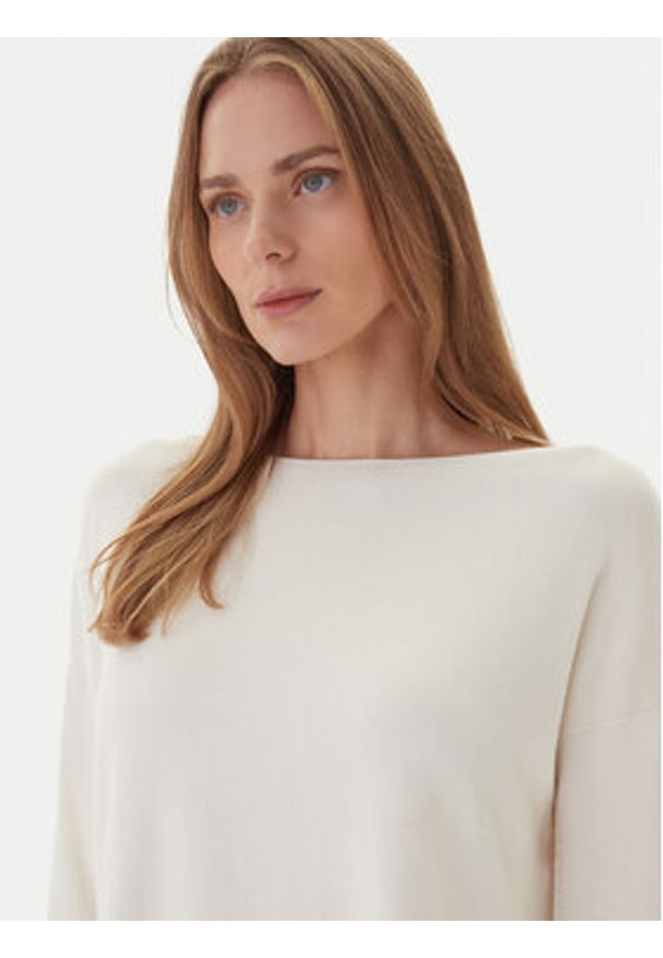 Kontatto Sweter 3M0800C Écru Regular Fit. Materiał: syntetyk