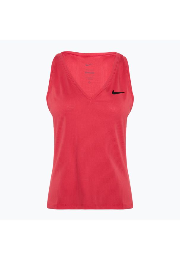 Tank top tenisowy damski Nike Court Dri-Fit Victory Tank. Kolor: różowy. Technologia: Dri-Fit (Nike). Sport: tenis