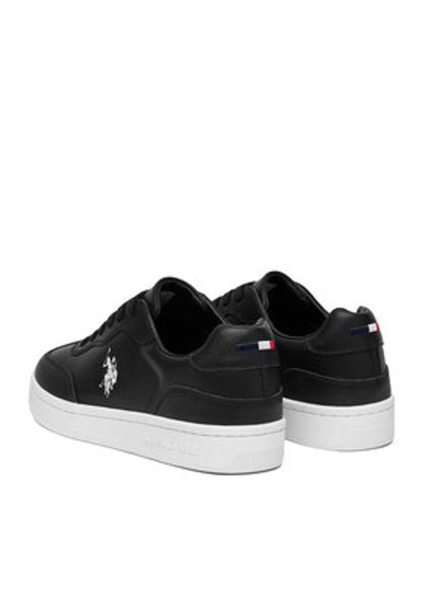 U.S. Polo Assn. Sneakersy EO-ROWAN001M/6L1 Czarny. Kolor: czarny. Materiał: syntetyk, skóra