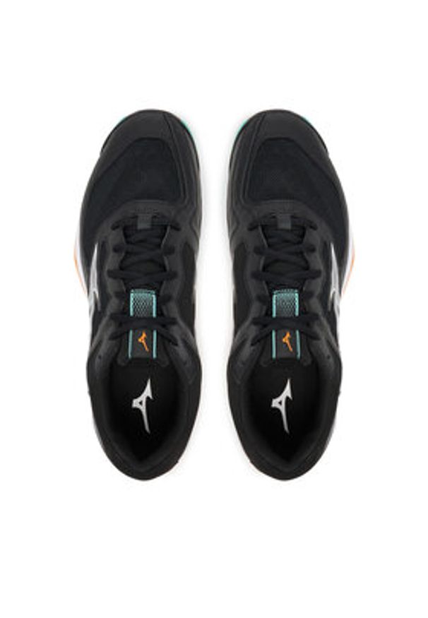 Mizuno Buty halowe Wave Phantom 3 X1GA2260 Czarny. Kolor: czarny. Materiał: skóra. Model: Mizuno Wave