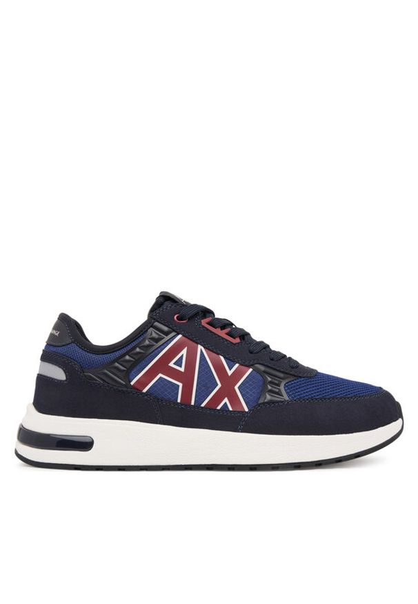 Armani Exchange Sneakersy XUX090 XV276 MZ253 Granatowy. Kolor: niebieski. Materiał: materiał