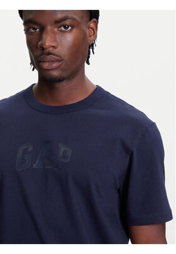 GAP - Gap T-Shirt 782369-00 Granatowy Regular Fit. Kolor: niebieski. Materiał: bawełna