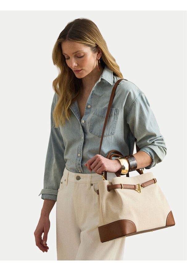 Lauren Ralph Lauren - LAUREN RALPH LAUREN Torebka 431P04296005 Beżowy. Kolor: beżowy