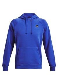 Bluza męska Under Armour Rival Fleece Hoodie. Kolor: niebieski. Sport: bieganie #1
