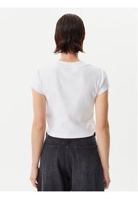 Calvin Klein Jeans T-Shirt LV047AB802 Biały Regular Fit. Kolor: biały. Materiał: bawełna #3