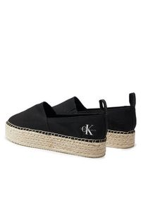 Calvin Klein Jeans Espadryle Platform Espadrille Ml Btw YW0YW01378 Czarny. Kolor: czarny. Obcas: na platformie