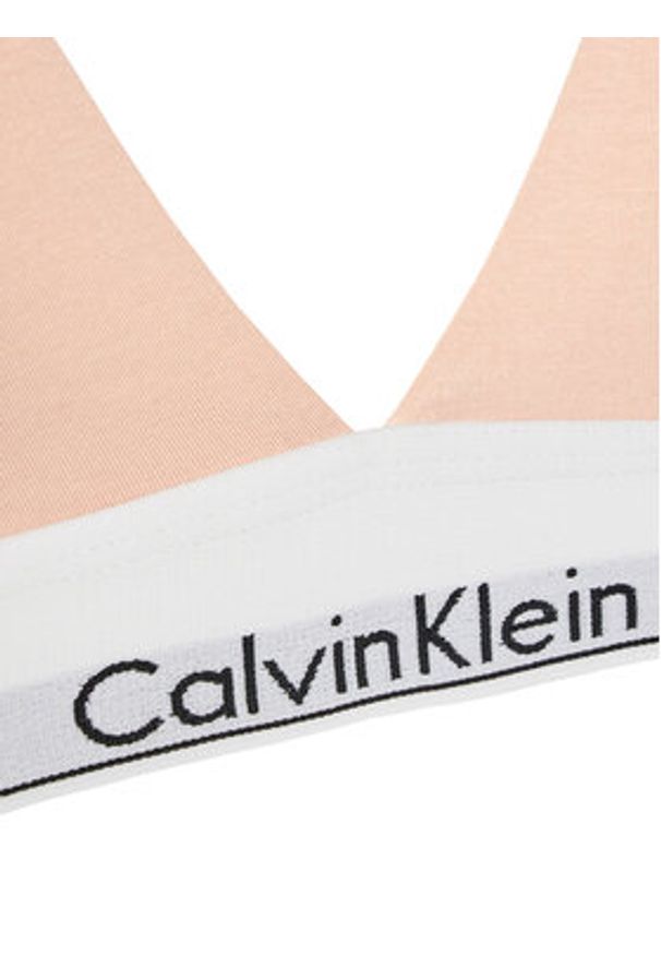 Calvin Klein Underwear Biustonosz braletka 000QF5650E Pomarańczowy. Kolor: pomarańczowy. Materiał: bawełna