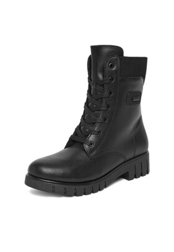 Rieker Trzewiki CEO-X2602-00 Czarny. Kolor: czarny. Materiał: skóra