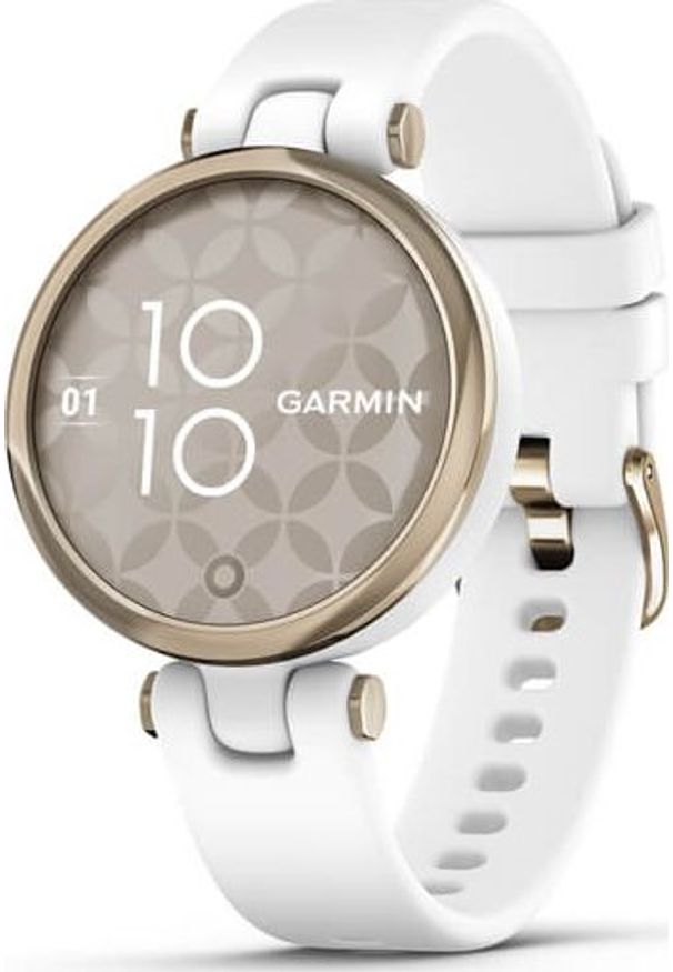 GARMIN - Zegarek sportowy Garmin Lily Sport Biały (010-02384-10). Kolor: biały. Styl: sportowy