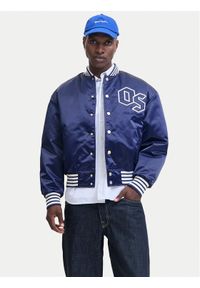Jack & Jones Kurtka bomber Meadows 12282953 Niebieski Regular Fit. Kolor: niebieski. Materiał: syntetyk