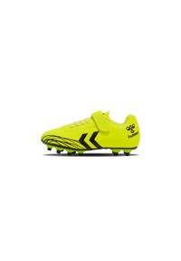 Dziecięce buty piłkarskie Hummel Top Star FG. Kolor: żółty. Materiał: syntetyk, skóra. Szerokość cholewki: normalna. Sport: piłka nożna