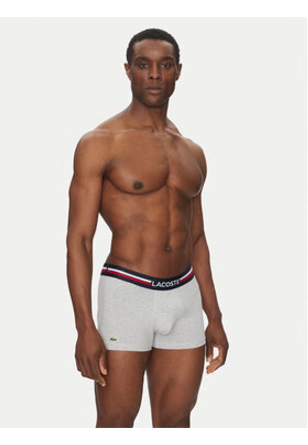 Lacoste Komplet bokserek 5H2390 Kolorowy. Materiał: bawełna. Wzór: kolorowy