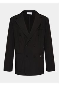 Richmond X Płaszcz przejściowy UMP24194GC Czarny Regular Fit. Kolor: czarny. Materiał: syntetyk