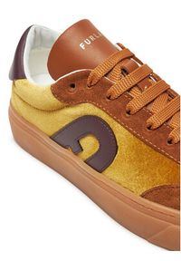 Furla Sneakersy YI82ENJ BX3523 3549S Brązowy. Kolor: brązowy. Materiał: skóra, zamsz #3