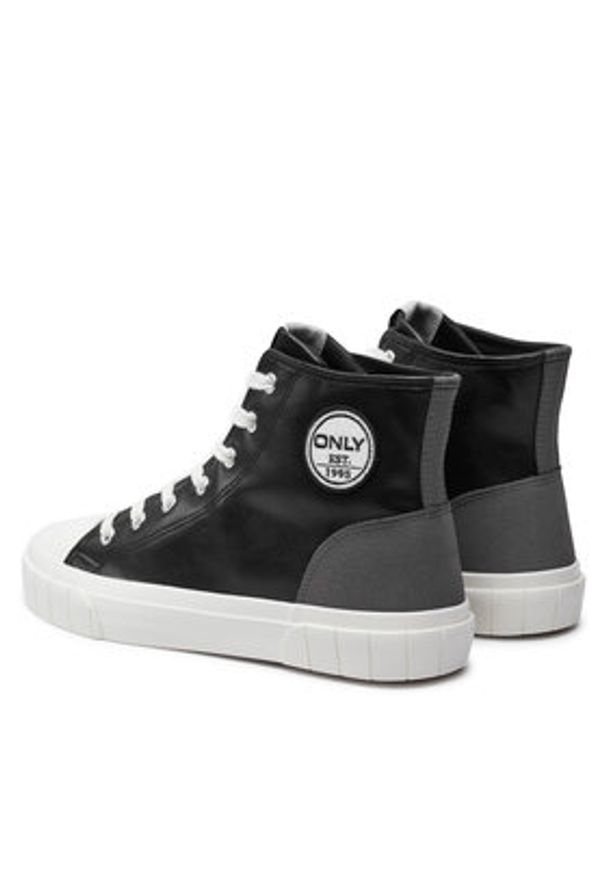 ONLY Shoes Trampki Liv 15329910 Czarny. Kolor: czarny. Materiał: skóra