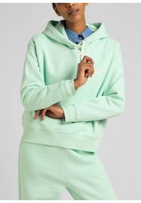 Lee - LEE ESSENTIAL HOODIE DAMSKA BLUZA LOGO SEAGLASS L53PLJ40 112320679