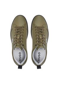 Hugo - HUGO Sneakersy Morrie 50536981 10266734 01 Khaki. Kolor: brązowy. Materiał: skóra #5