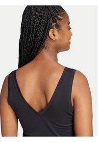 Adidas - adidas Top Essentials Small Logo JE1321 Czarny Slim Fit. Kolor: czarny. Materiał: bawełna #6