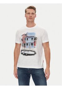 JOOP! Jeans T-Shirt 15 JJJ-29Albin 30045721 Biały Modern Fit. Kolor: biały. Materiał: bawełna