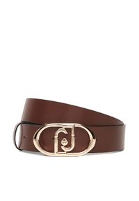Liu Jo Pasek Damski Hips Belt 3,5 Cm AF5242 P0062 Brązowy. Kolor: brązowy. Materiał: skóra