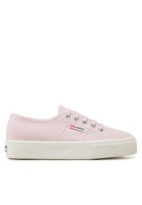 Superga Tenisówki 2730 Mid Platform S2127IW Różowy. Kolor: różowy. Materiał: materiał. Obcas: na platformie #1