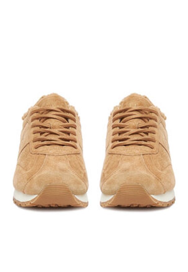 Beverly Hills Polo Club Sneakersy EO-V12-1187 Brązowy. Kolor: brązowy. Materiał: zamsz, skóra