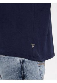 Guess T-Shirt M4RI81 K9RM1 Niebieski Slim Fit. Kolor: niebieski. Materiał: bawełna #4
