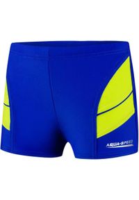 Aqua Speed - Bokserki pływackie dla dzieci ANDY. Kolor: wielokolorowy, zielony, żółty, niebieski