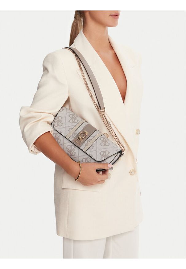 Guess Torebka Erenia HWSO78 38210 Beżowy. Kolor: beżowy. Materiał: skórzane