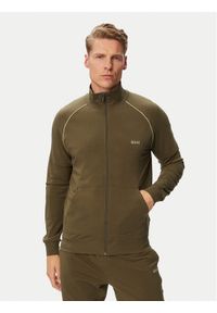 BOSS Bluza Mix&Match 50515307 Khaki Regular Fit. Kolor: brązowy. Materiał: bawełna #1