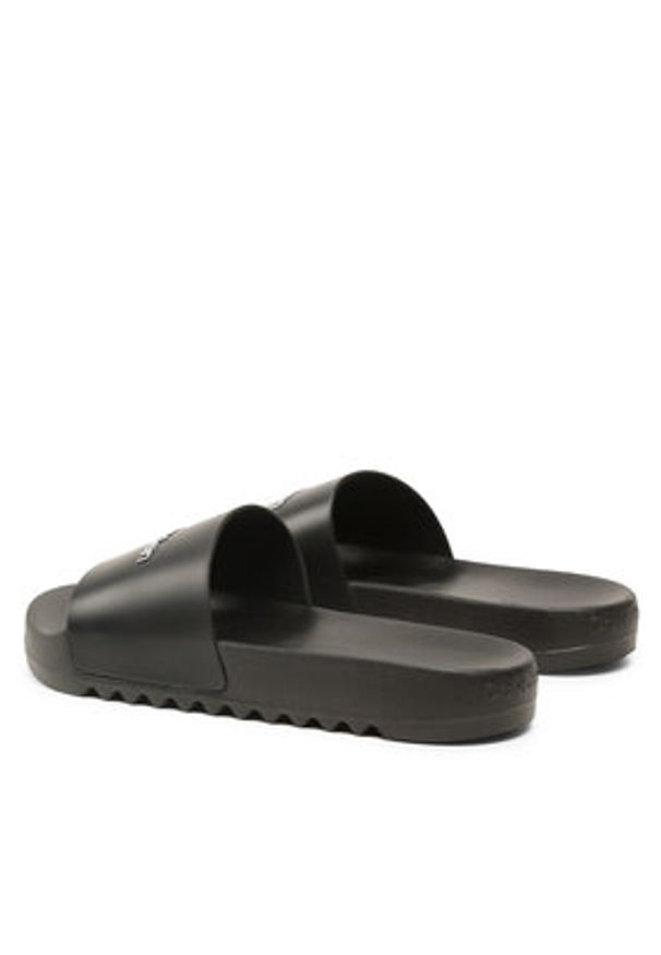 Calvin Klein Klapki Chuncky Pool Slide Rub HM0HM01063 Czarny. Kolor: czarny. Materiał: syntetyk