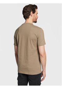 Guess T-Shirt Round Logo M3GI11 J1314 Zielony Slim Fit. Kolor: zielony. Materiał: bawełna #4